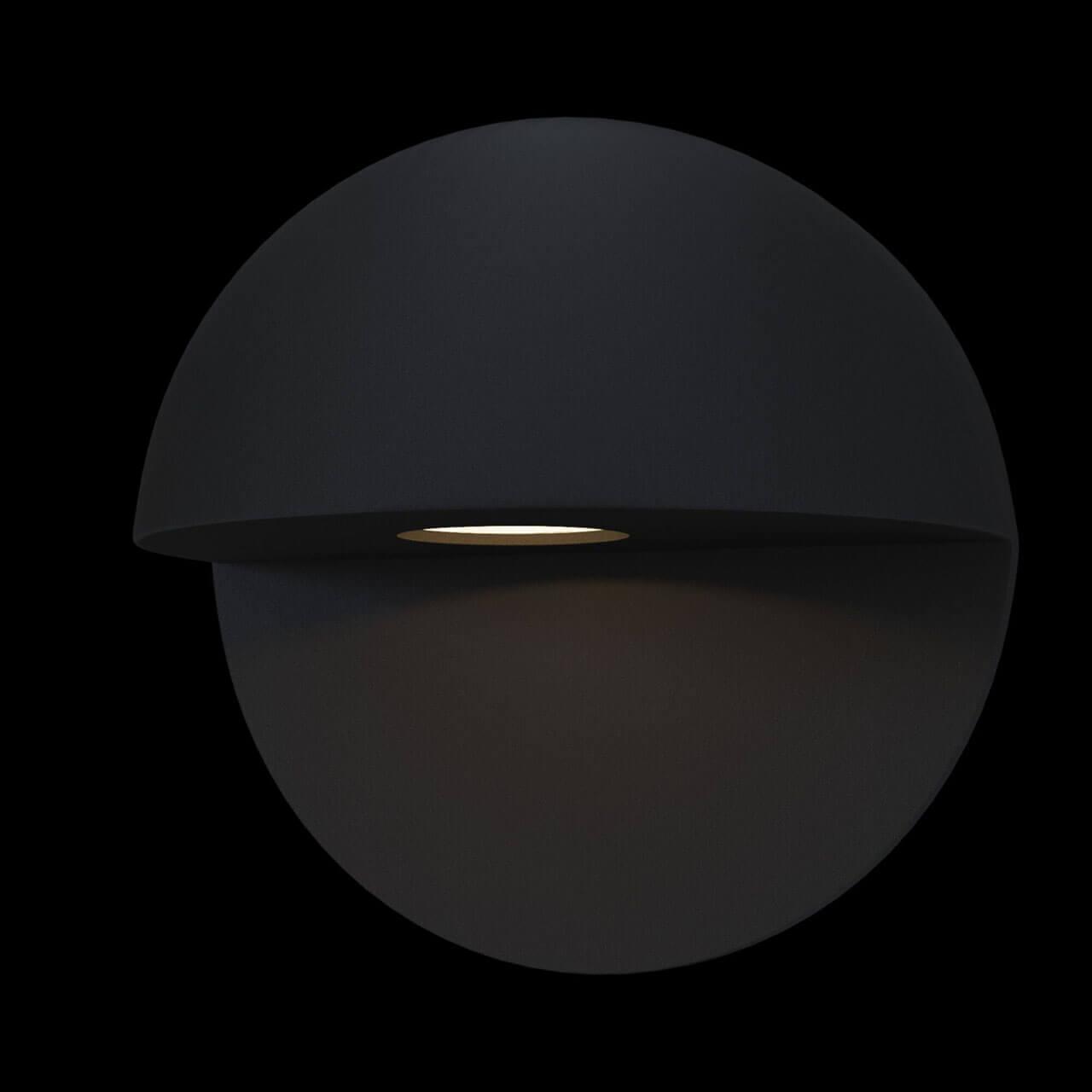 Дополнительная картинка Уличный настенный светодиодный светильник Maytoni Mezzo O033WL-L7B3K