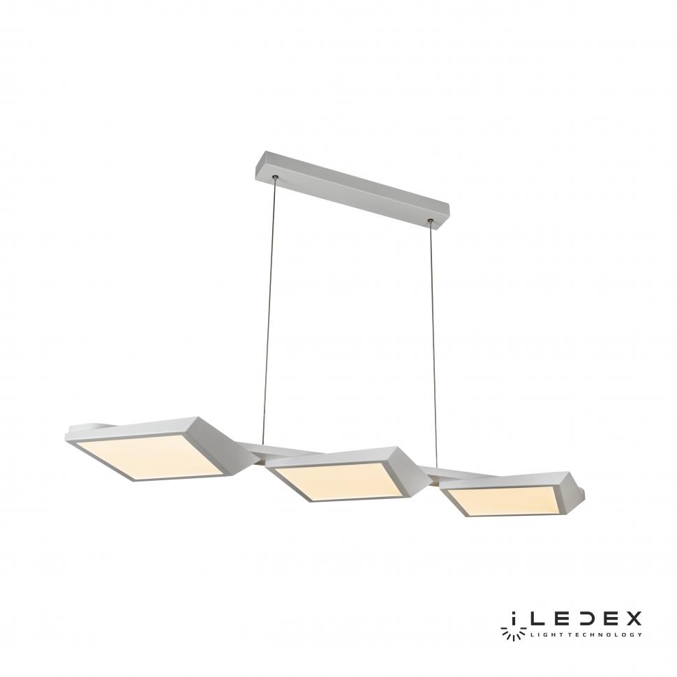 Картинка Подвесная светодиодная люстра iLedex Meridian W49017-3 WH