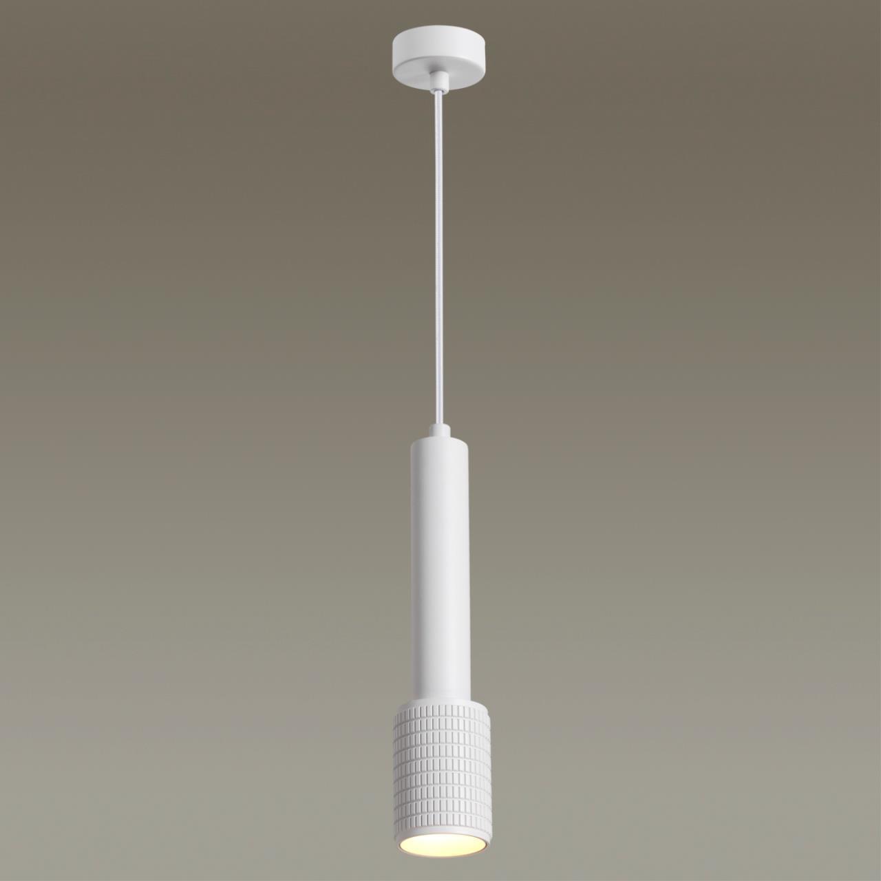 Дополнительная картинка 4239/1 HIGHTECH ODL22 белый/металл Подвесной светильник IP20 LED GU10 10W MEHARI
