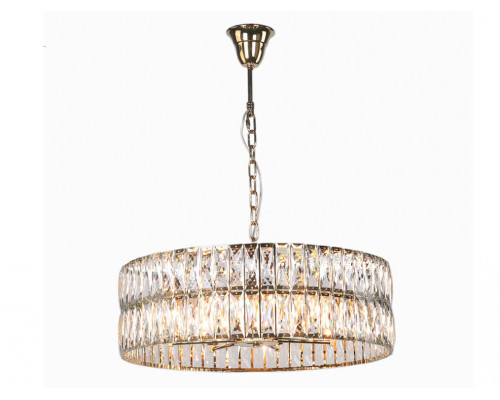newport 10120 10125+3/c gold new , люстра, polished champagne gold clear crystal d63*h20/120 cm e14, доставка по Казахстану 