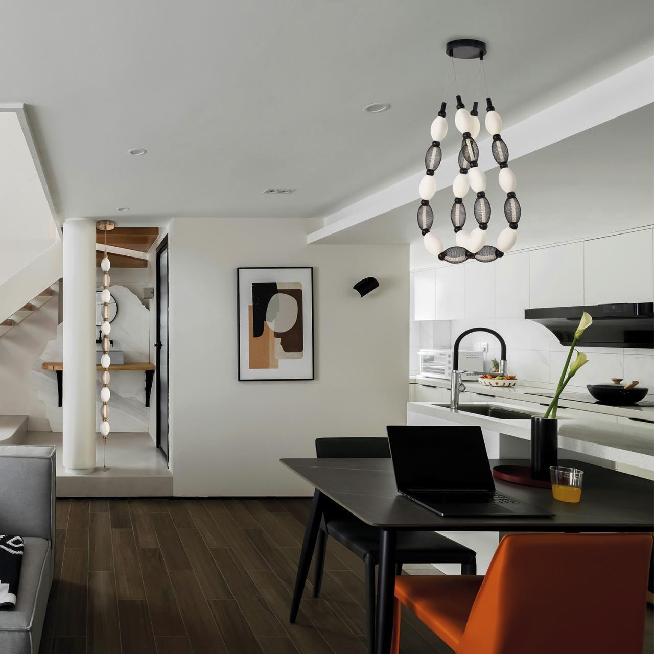 Дополнительная картинка Подвесной светильник Perler 4560-2PC