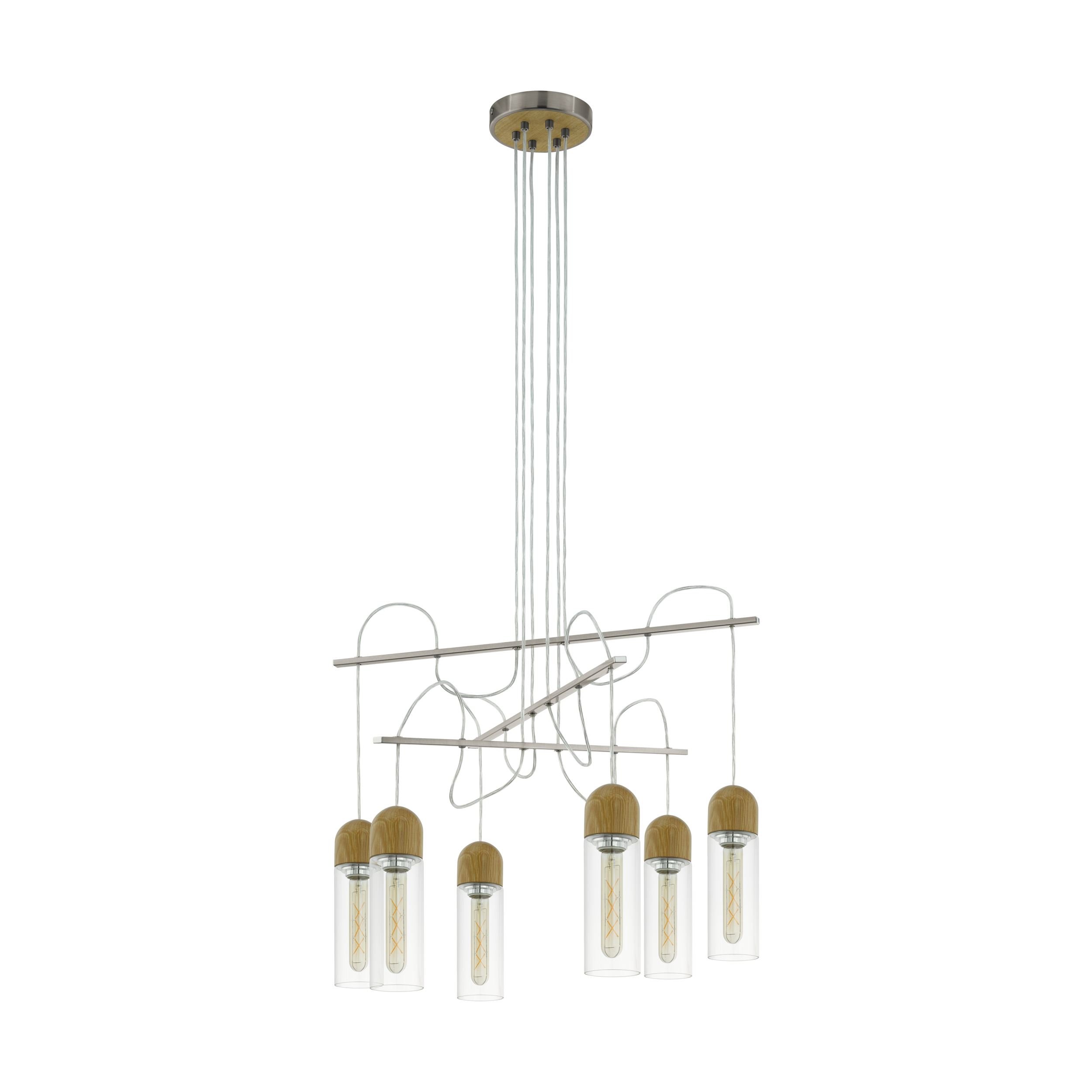 Дополнительная картинка Подвесной светодиодный светильник Eglo Zacharo 1 96946