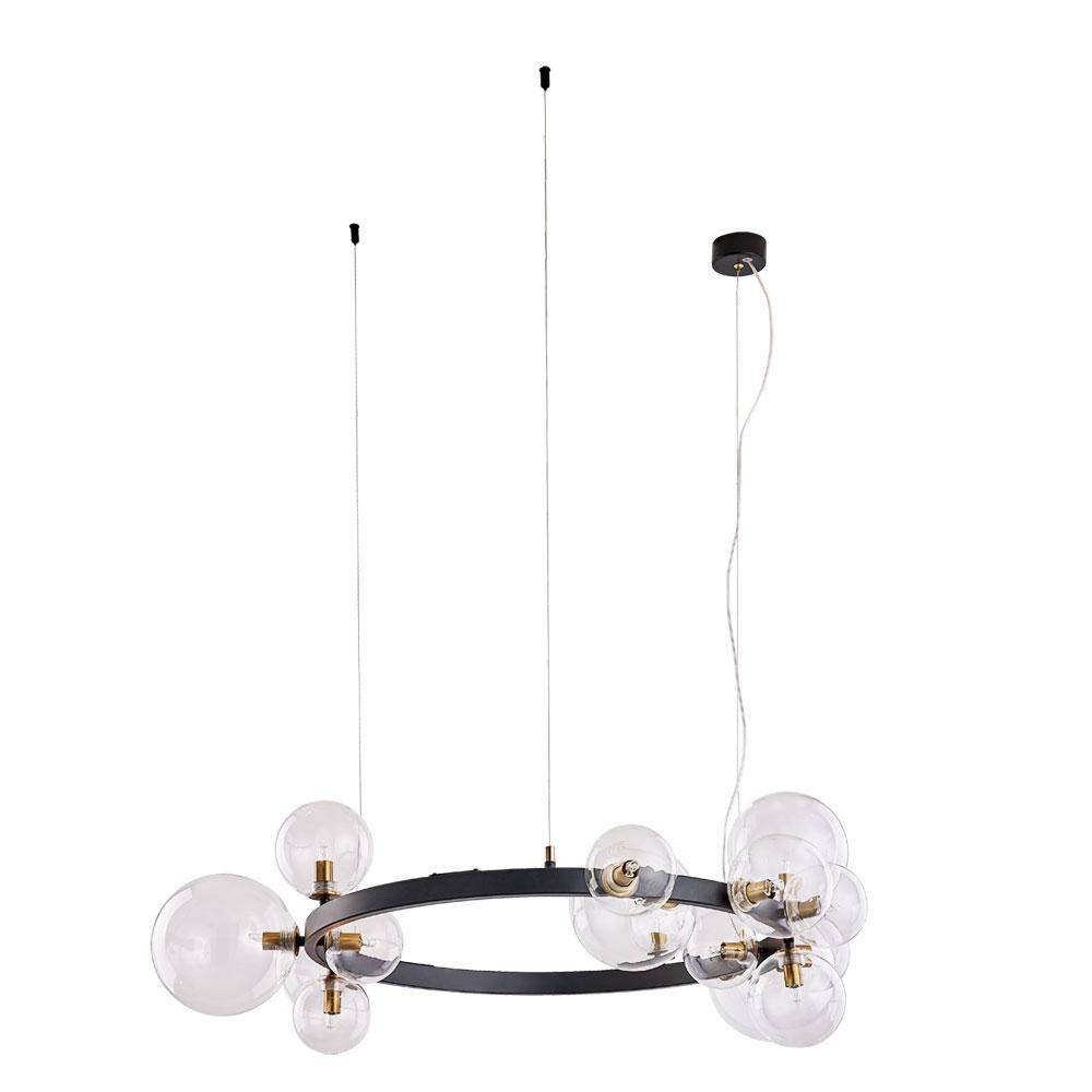 люстры подвесная люстра arte lamp vincent a7790sp-15bk, доставка по Казахстану 