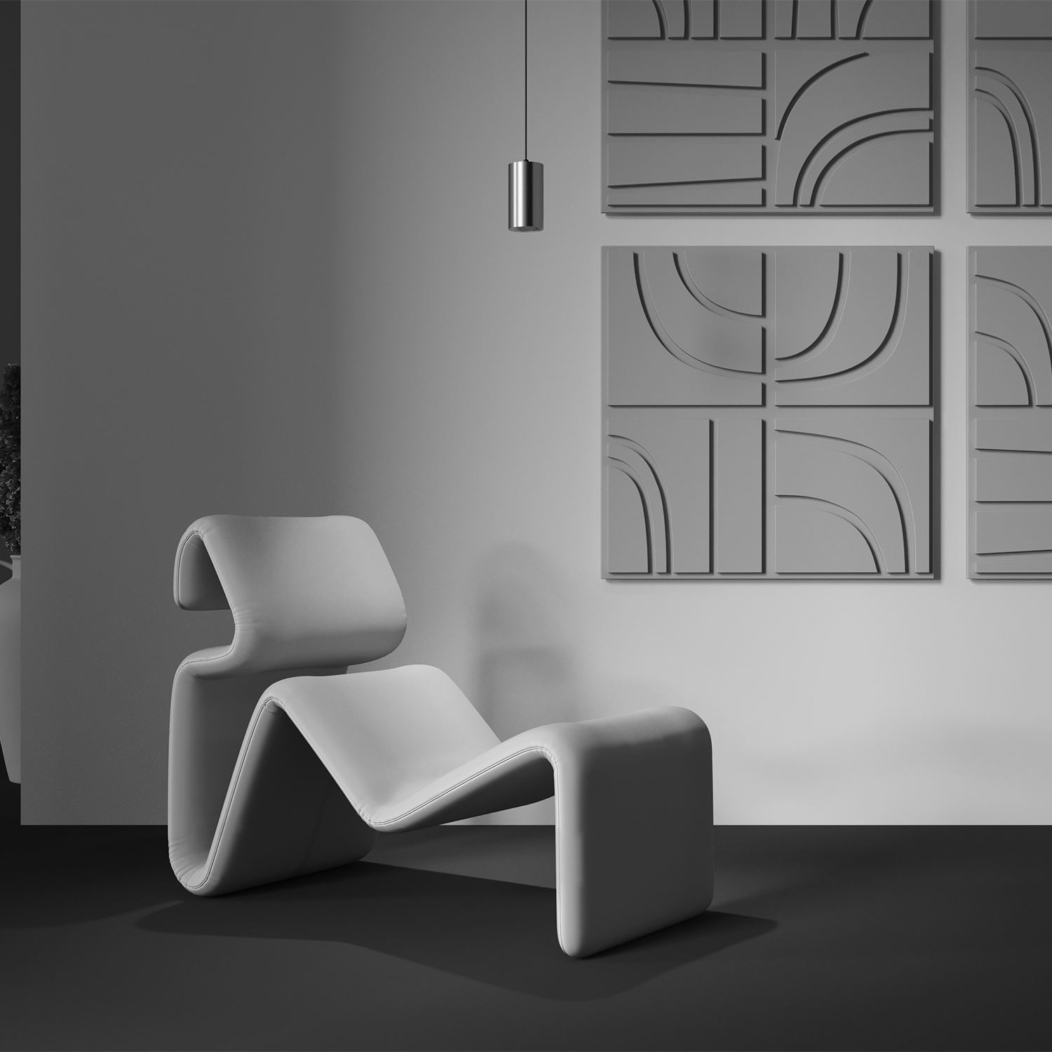 Дополнительная картинка Подвесной светильник Technical P100PL-20W4K-BS