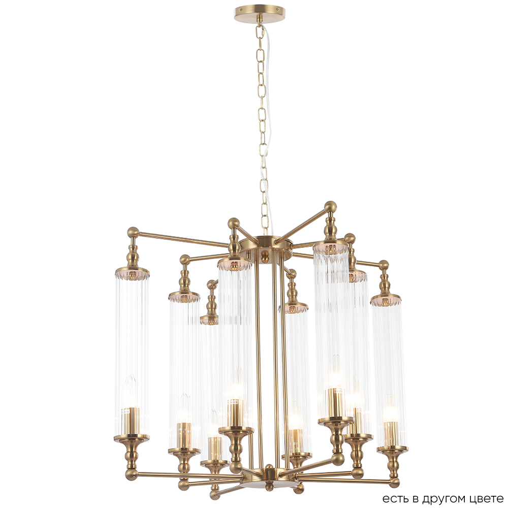 люстра crystal lux tomas sp8 d650 brass crystal lux 3672/308d, доставка по Казахстану 
