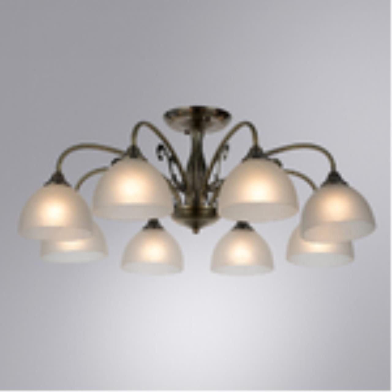 Дополнительная картинка Потолочная люстра Arte Lamp Spica A3037PL-8AB