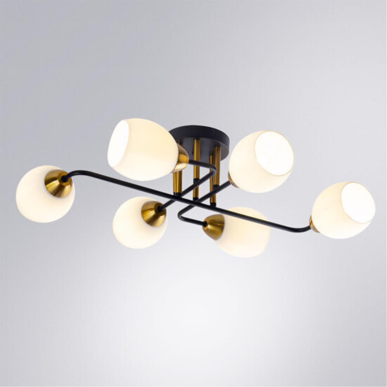 Дополнительная картинка Потолочная люстра Arte Lamp ANDREA A8141PL-6BK