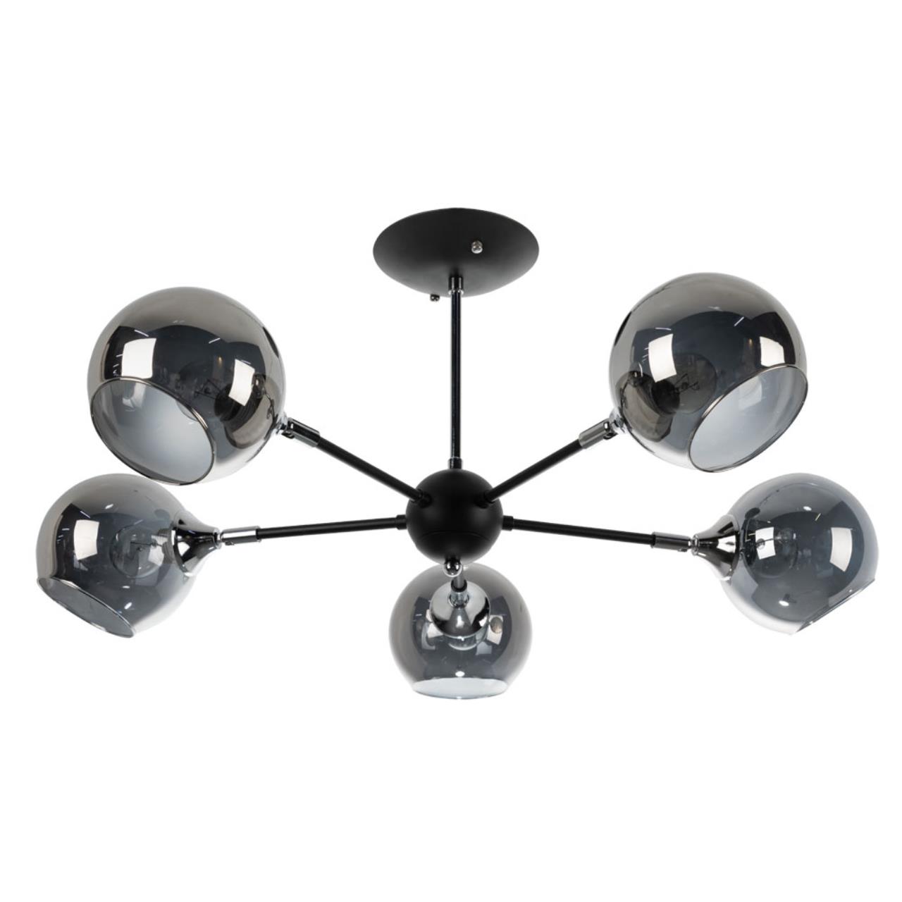 Потолочная люстра Arte Lamp Lagos A2708PL-5BK — фото 7