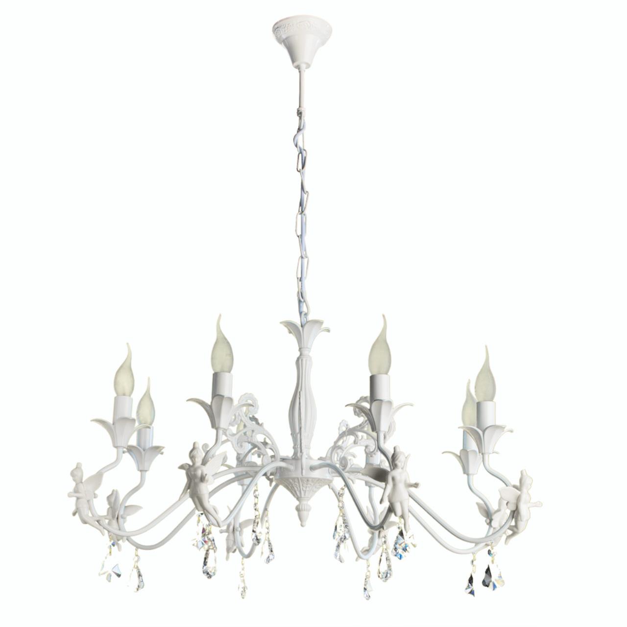 Картинка Подвесная люстра Arte Lamp Angelina A5349LM-8WH