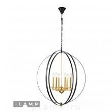 люстры подвесная люстра ilamp element 9977-800 gold&black, доставка по Казахстану 