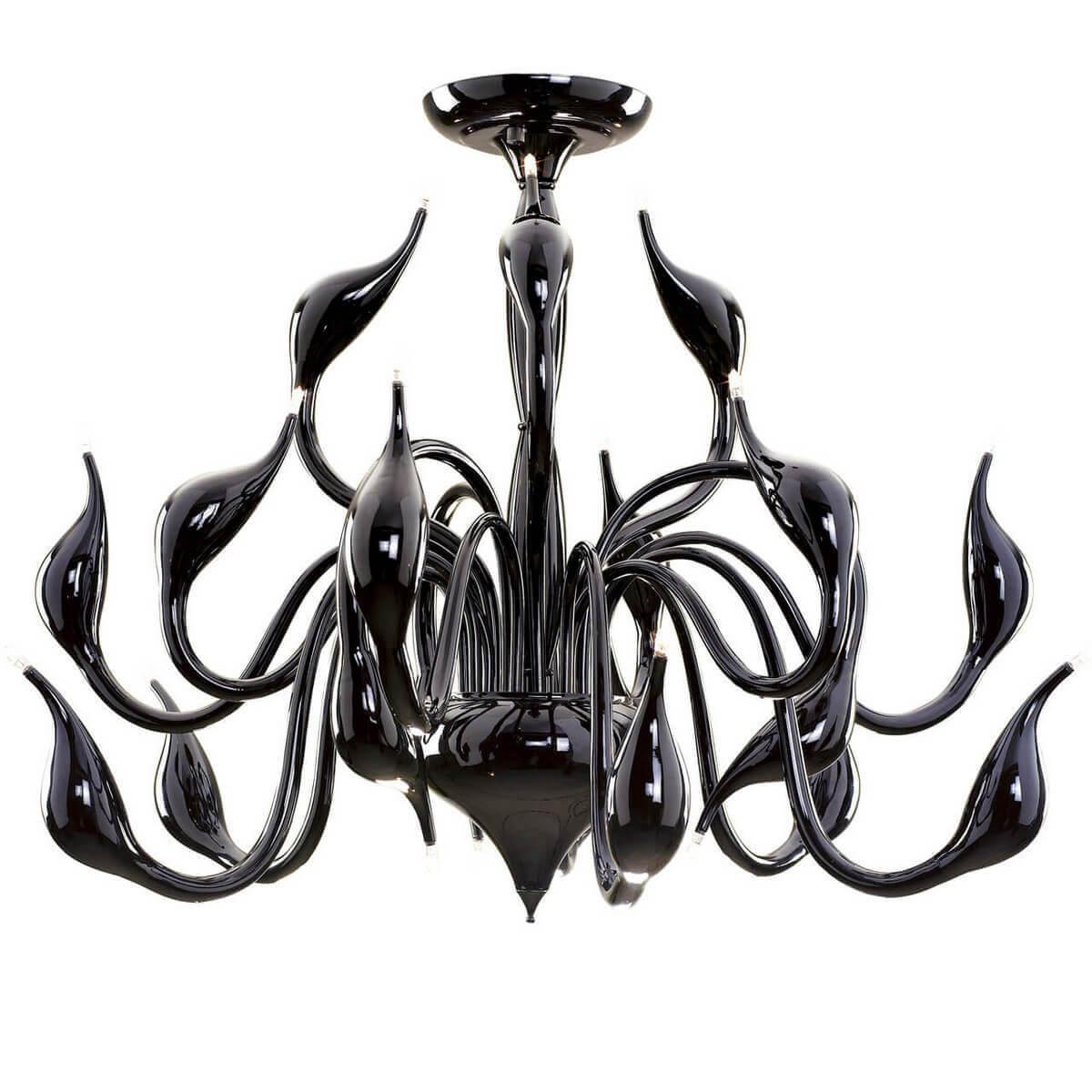 Потолочные Потолочная люстра Lightstar Cigno Collo Bk 751187, доставка по Казахстану 