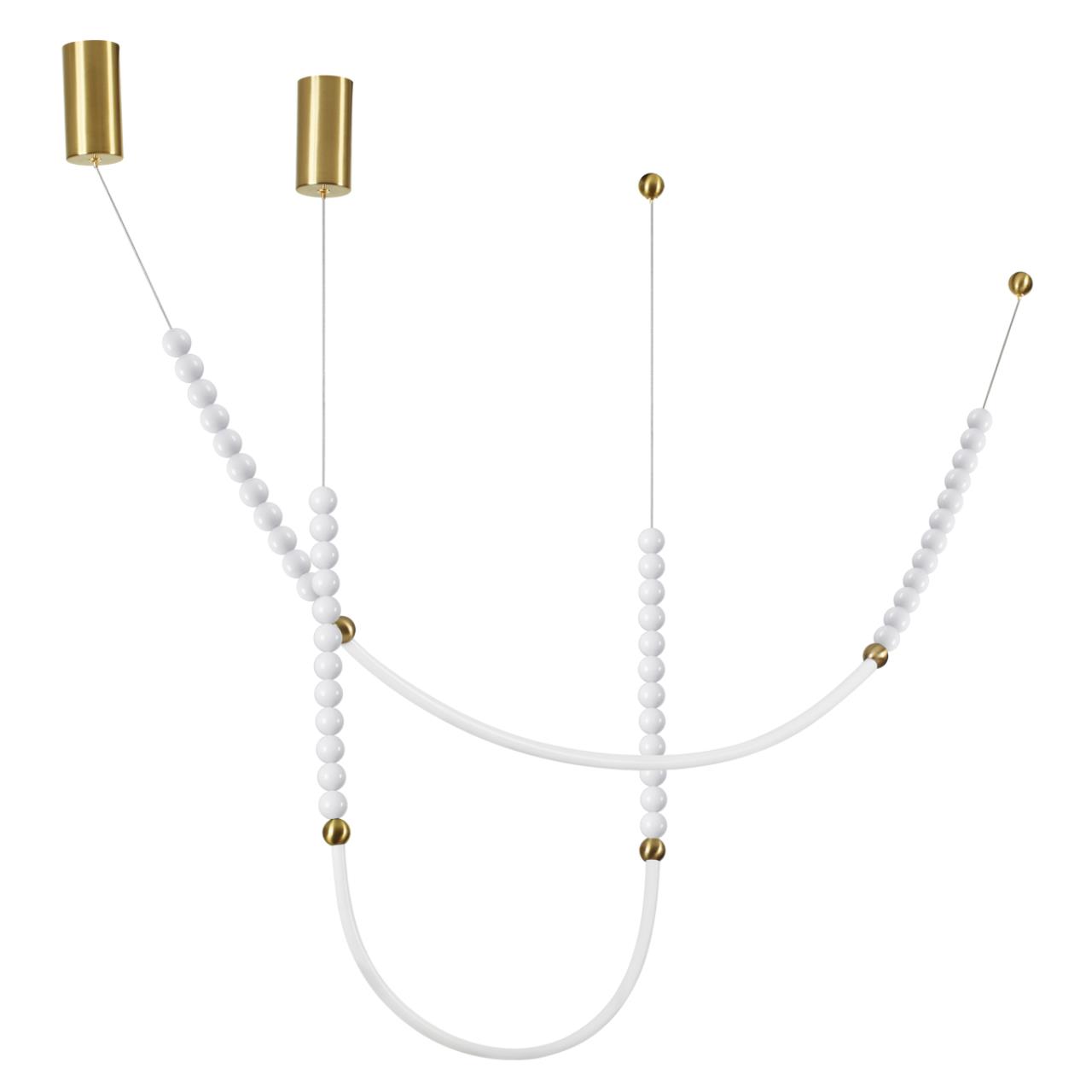 Подвесные 6639/24CL HIGHTECH ODL24 Потолочный светильник (в комплекте 2 нити) MONELLA, доставка по Казахстану 