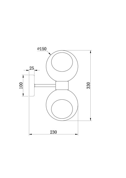 Дополнительная картинка Настенный светильник (бра) Freya FR5394WL-02BS