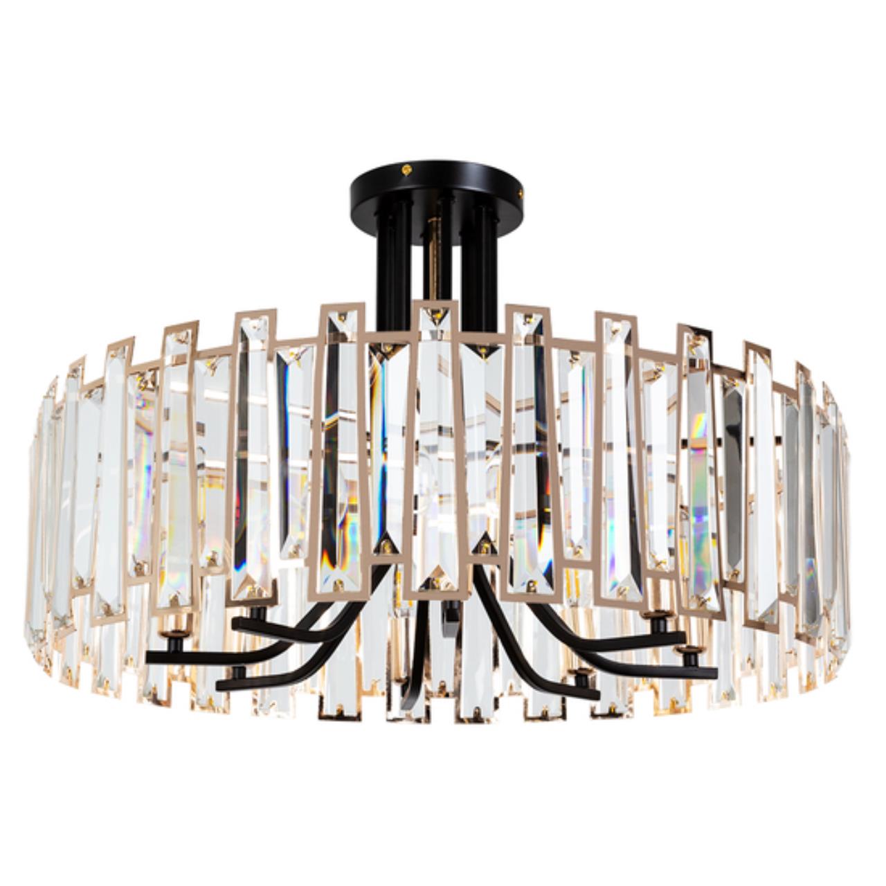 Дополнительная картинка Люстра Arte Lamp AMBER A1028PL-8BK