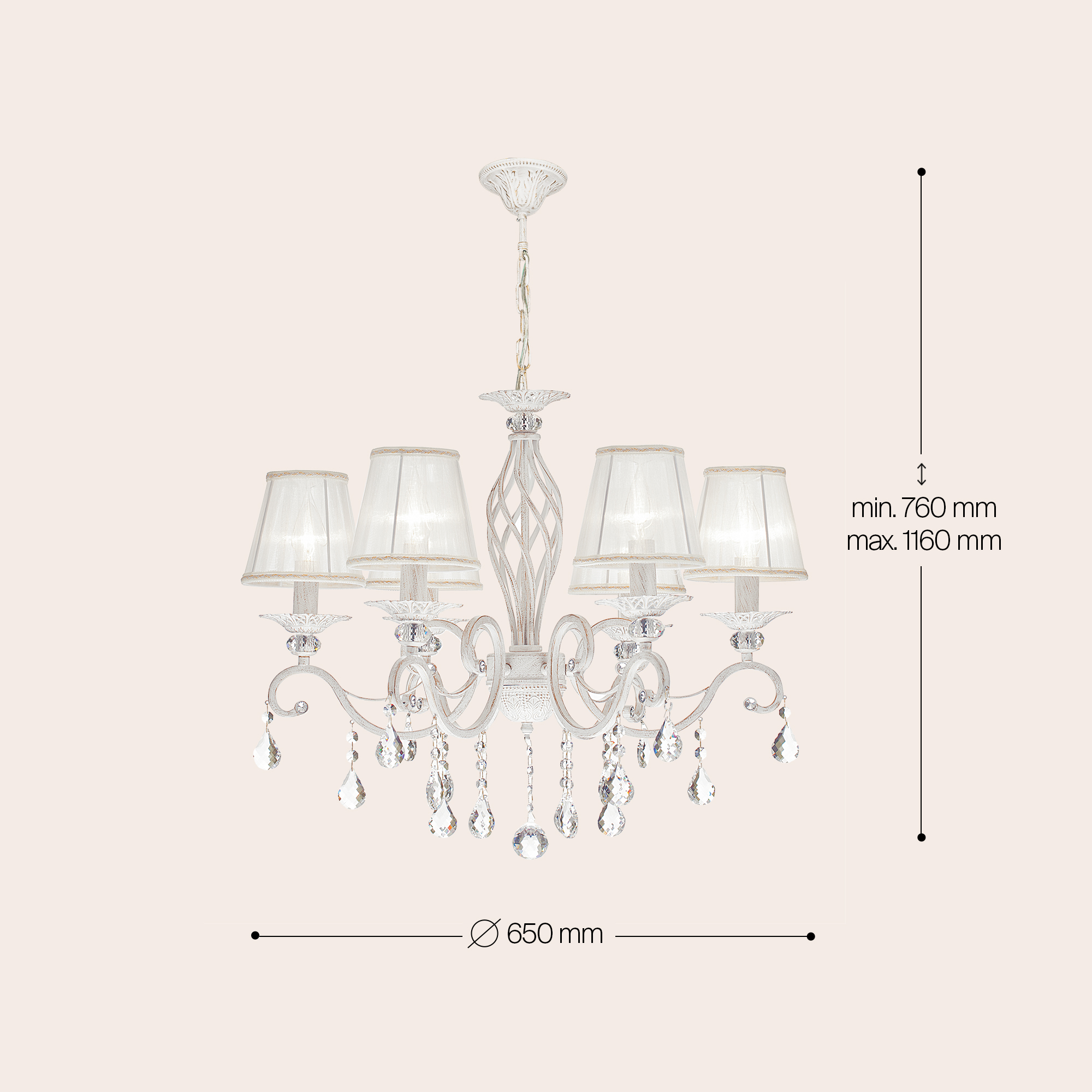 Дополнительная картинка Подвесная люстра Maytoni Grace ARM247-06-G