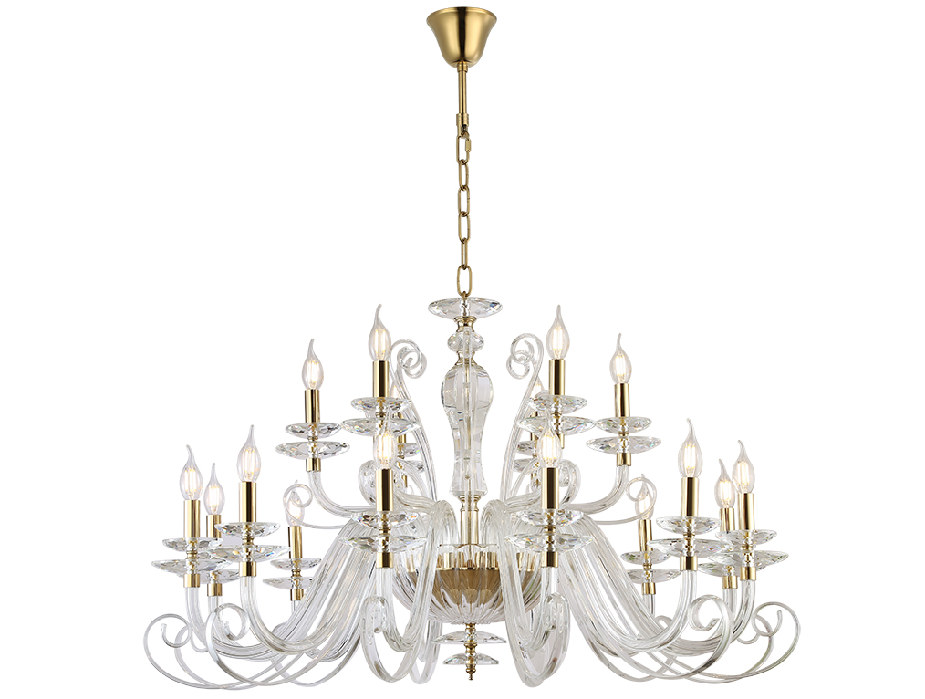 NEWPORT 8570 8576+12/C gold polished , Люстра