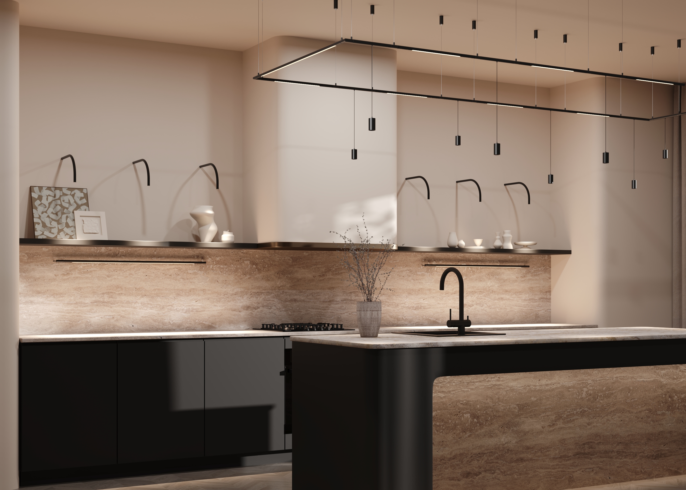 Дополнительная картинка Светильник Technical C105PL-3W3-6K-B