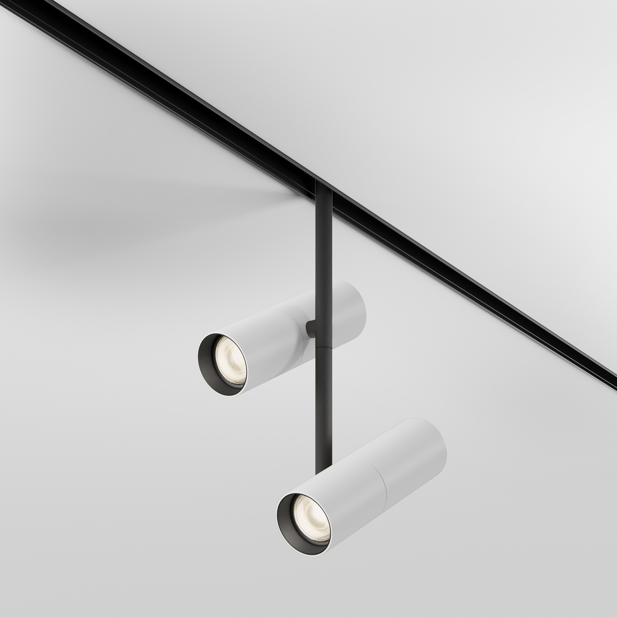 Дополнительная картинка Трековый светильник Technical TR005-2-2X12W3K-BW