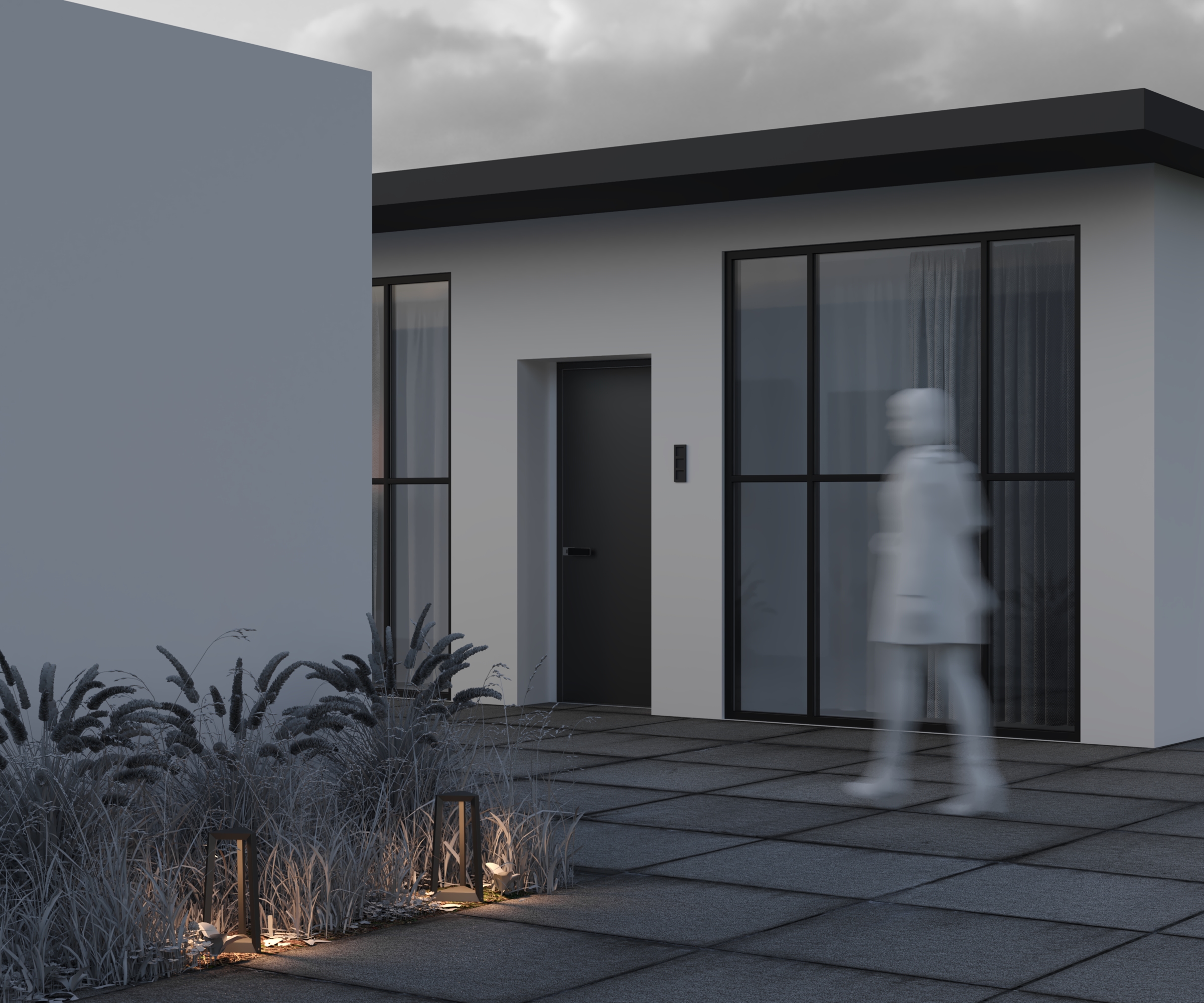 Дополнительная картинка Ландшафтный светильник Outdoor O466FL-L12B3K