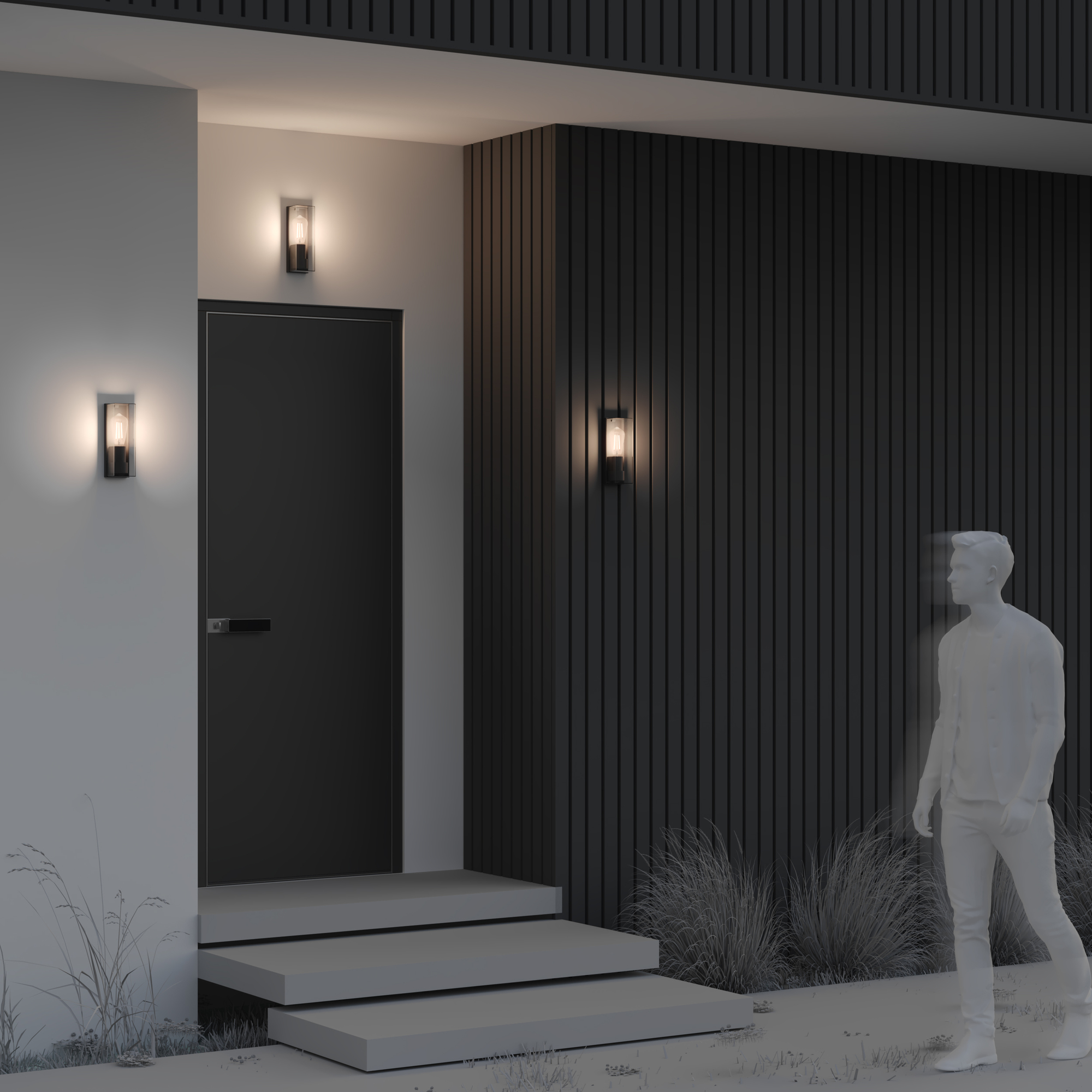 Дополнительная картинка Настенный светильник (бра) Outdoor O450WL-01GF