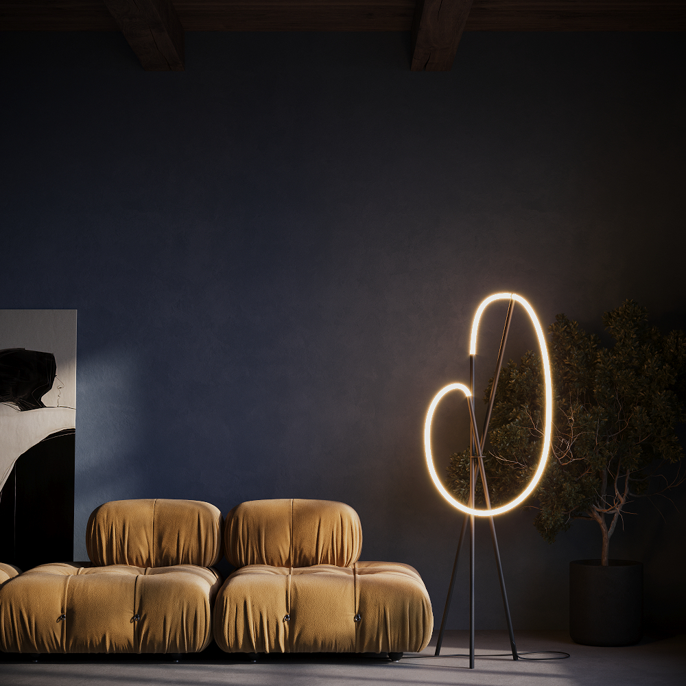 Картинка Напольный светильник (торшер) Maytoni MOD369FL-L36B3K