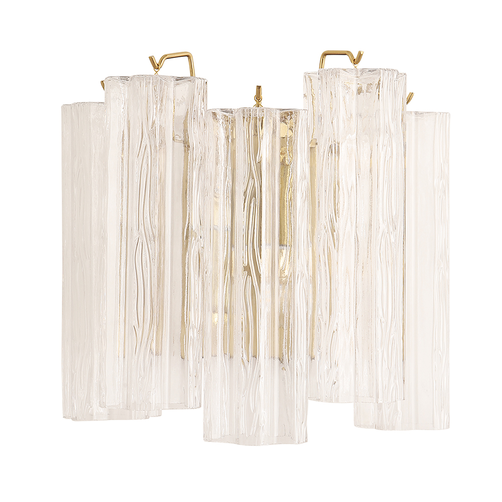 Бра Crystal Lux ROSE AP2 BRASS Crystal Lux 2840/402