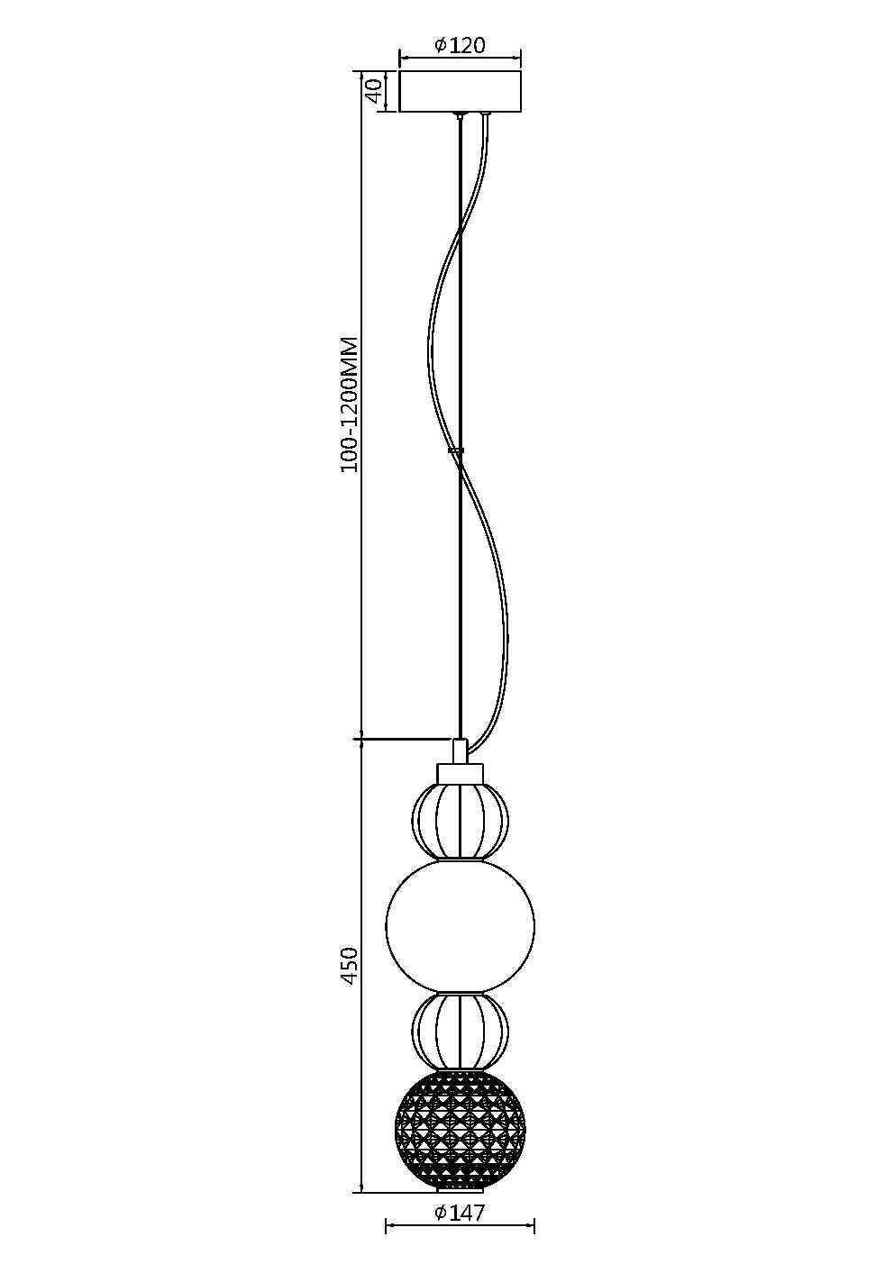 Дополнительная картинка Подвесной светильник Maytoni P069PL-L17G3K