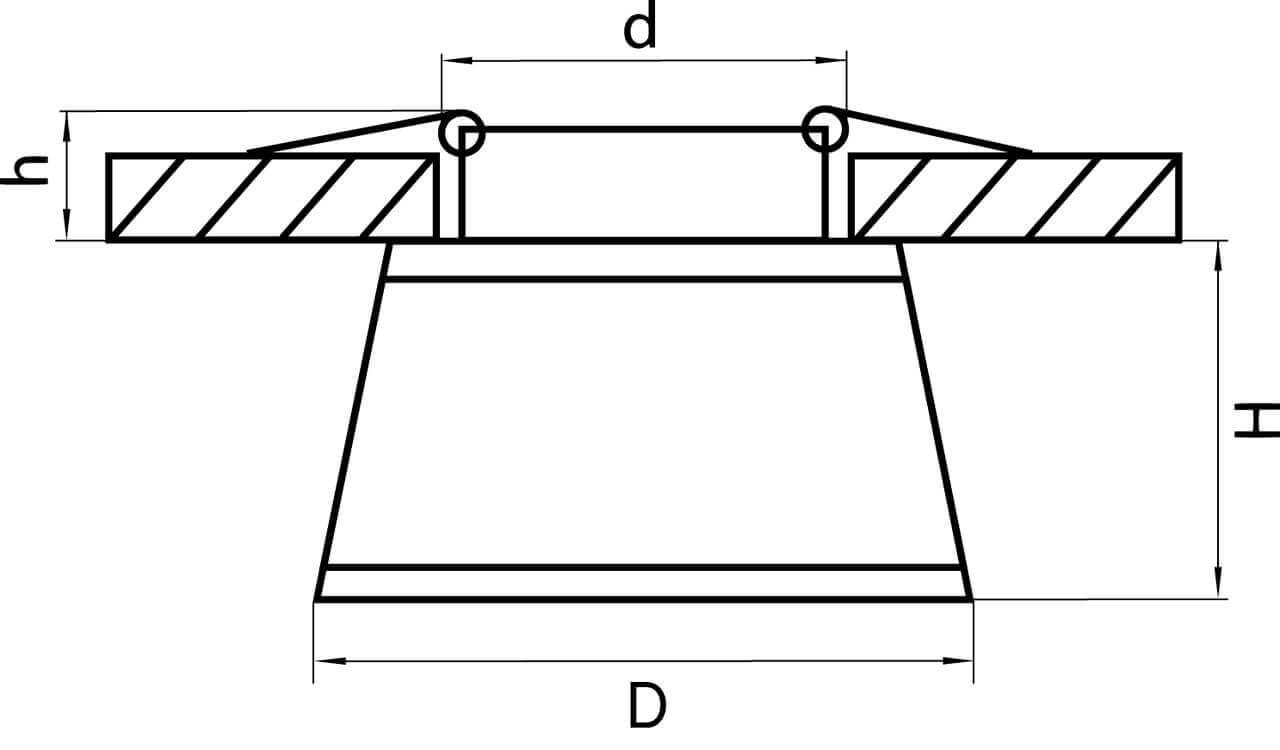 Дополнительная картинка Встраиваемый светильник Lightstar Maturo 072174