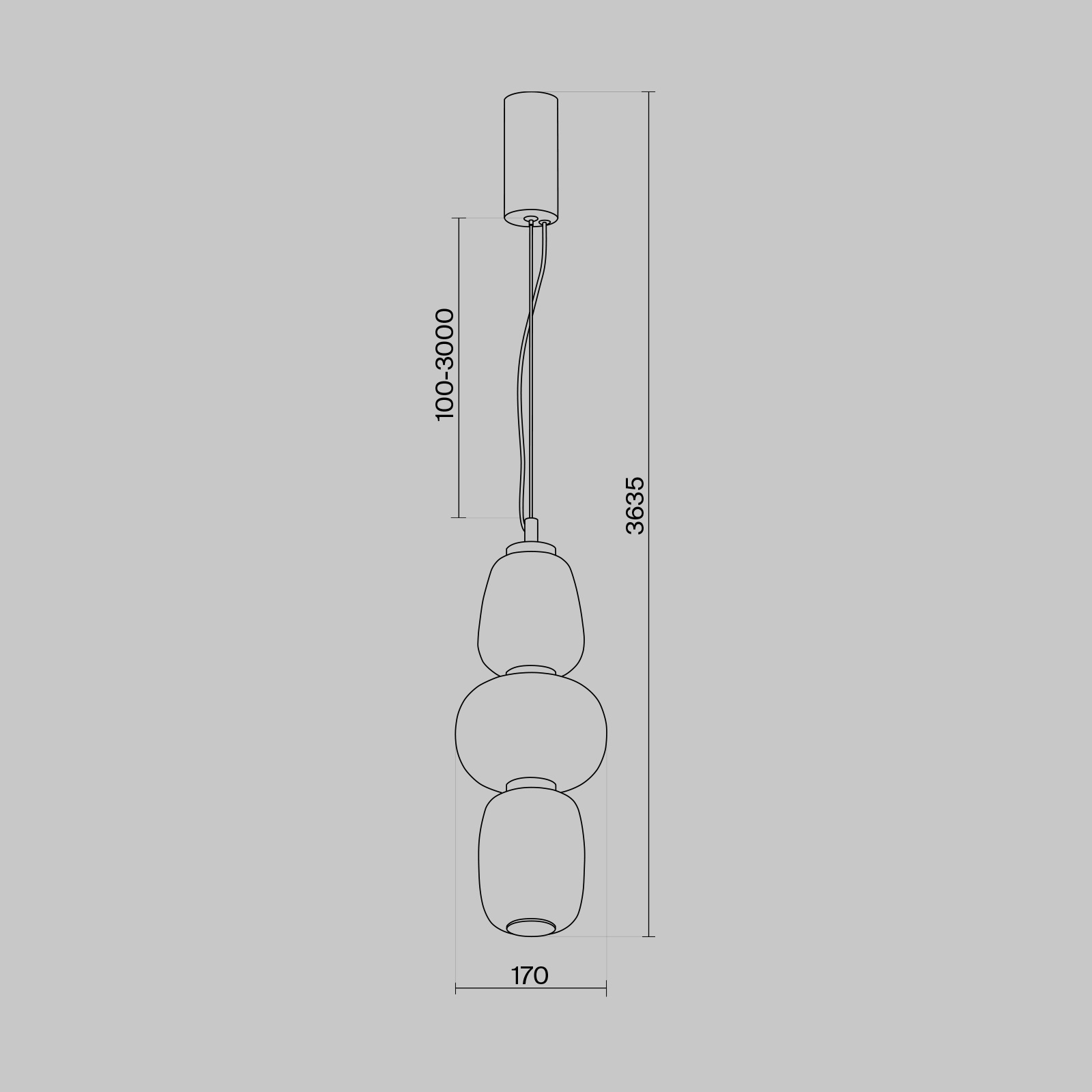 Дополнительная картинка Подвесной светильник Maytoni MOD267PL-L28CH3K