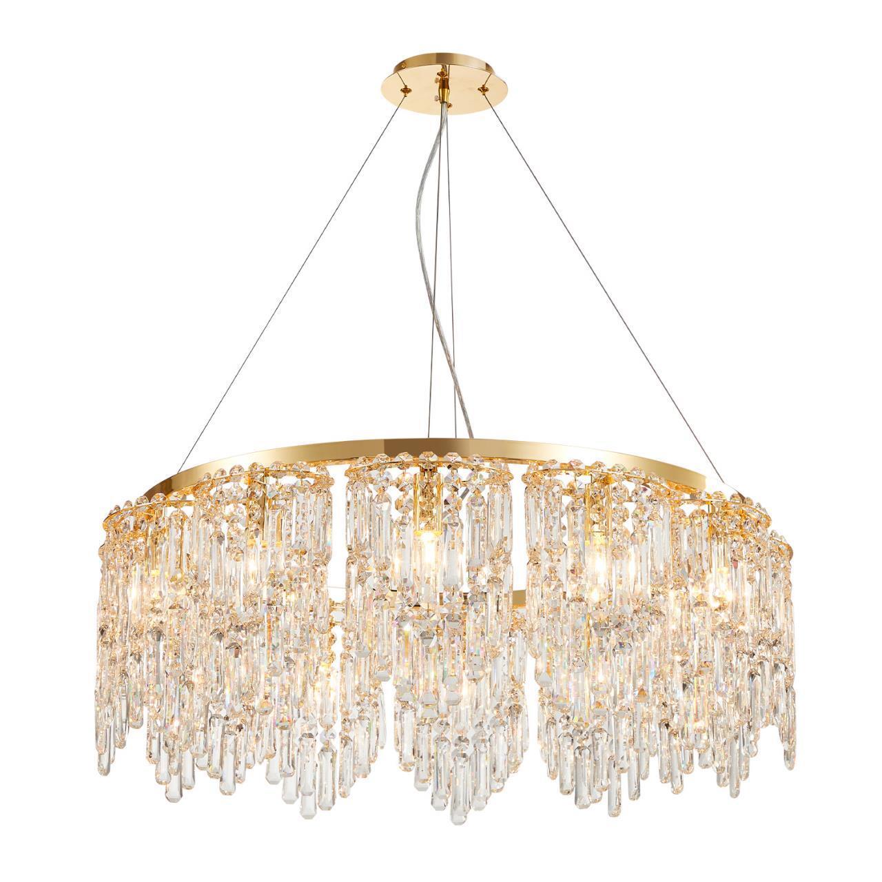 подвесная люстра diadem favourite 4724-12p, доставка по Казахстану 