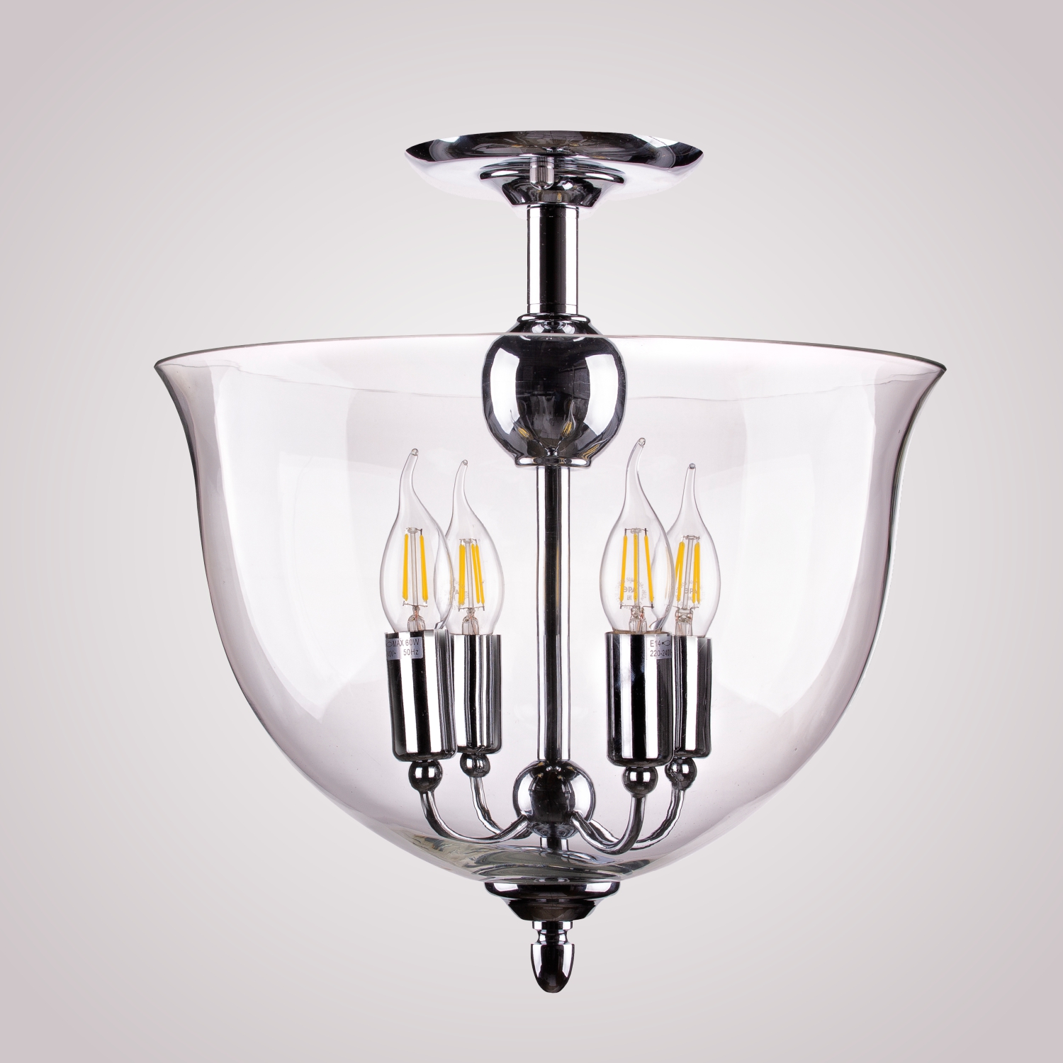 Дополнительная картинка Светильник потолочный Crystal Lux ATLAS PL4 CHROME Crystal Lux 1150/104