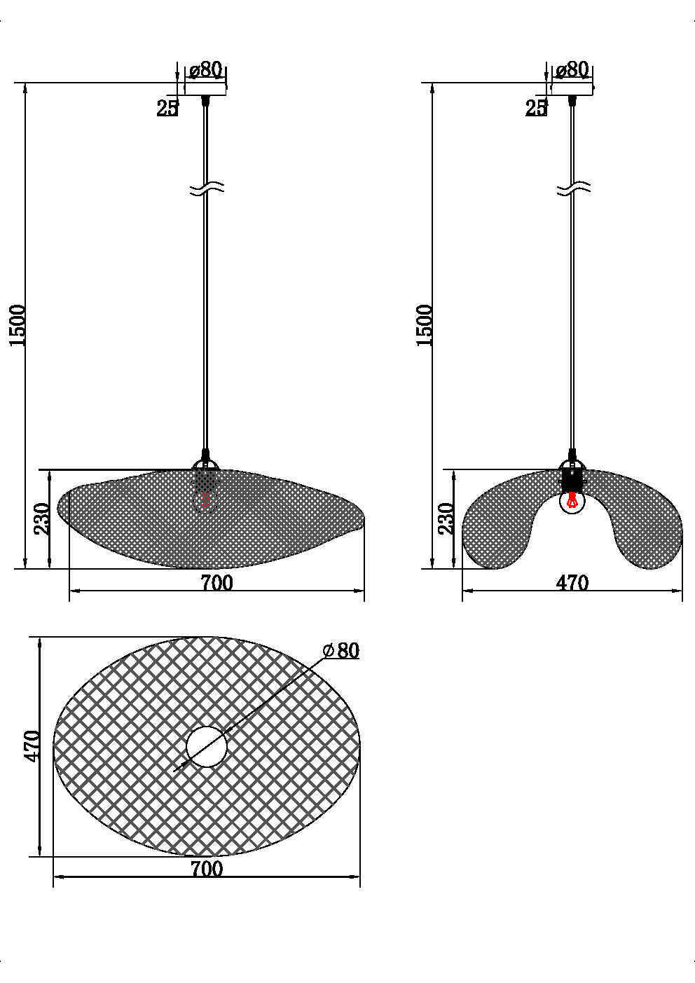 Дополнительная картинка Подвесной светильник Freya FR5243PL-01BR9
