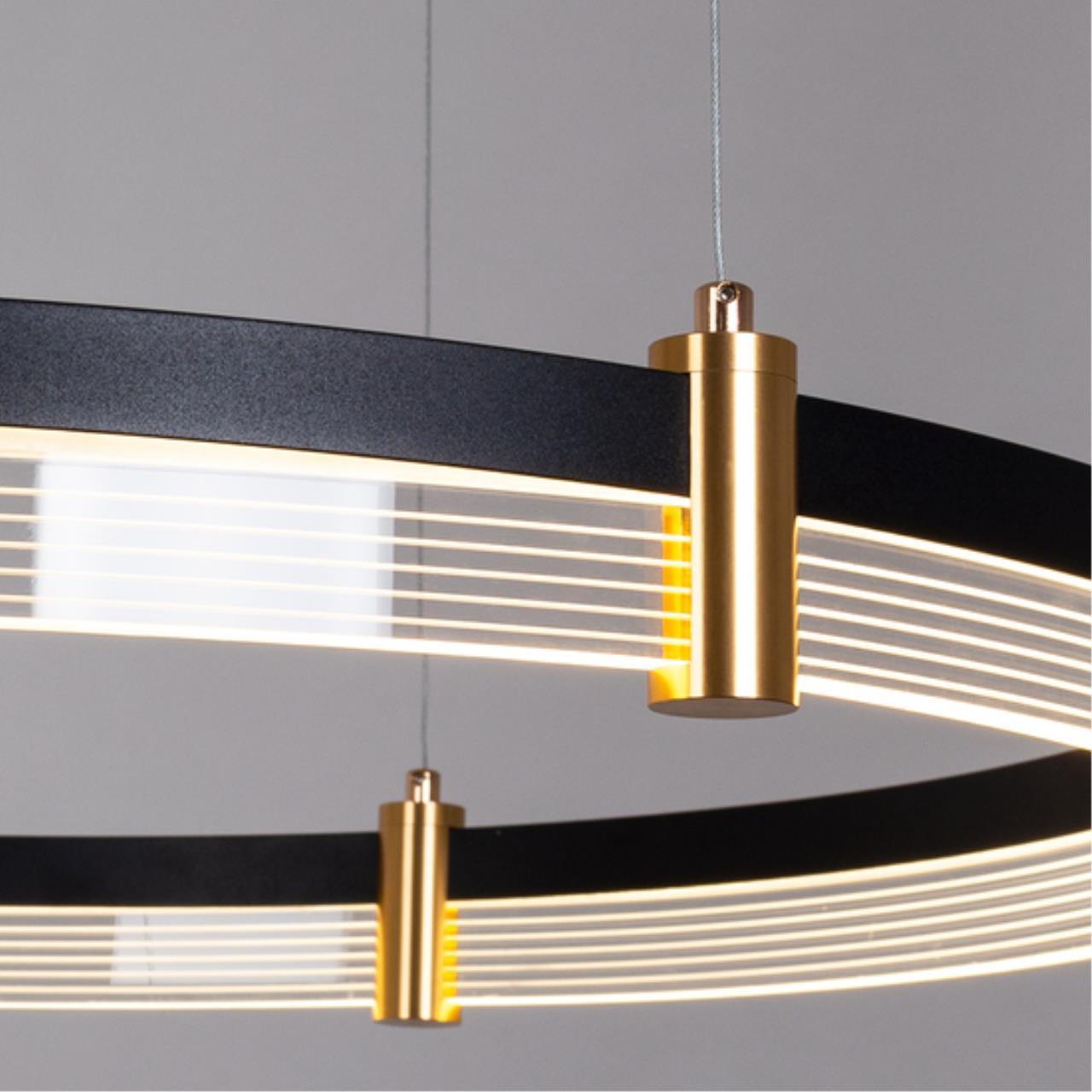 Картинка Подвесной светодиодный светильник Arte Lamp Mercury A2185SP-3BK