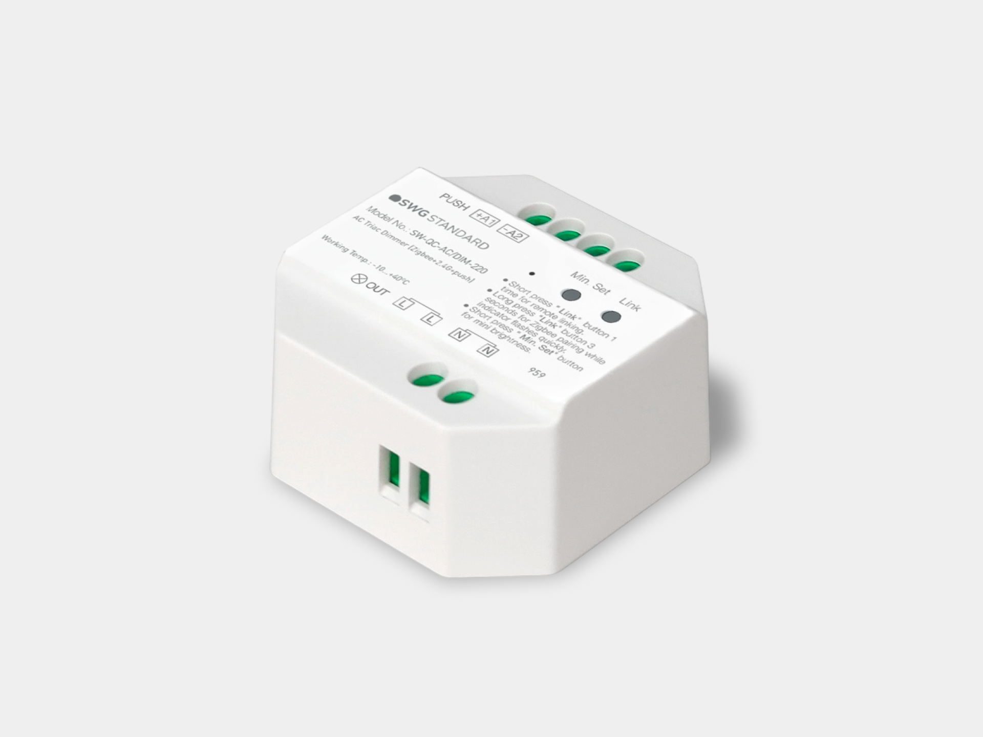 Картинка SW-QC-АС/DIM-220 AC TRIAC диммер