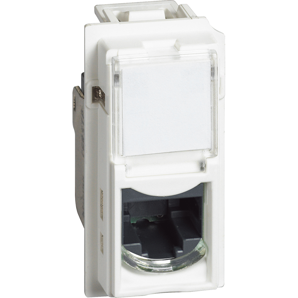 Картинка Механизм розетки компьютерной RJ45 cat5e UTP 1 модуль