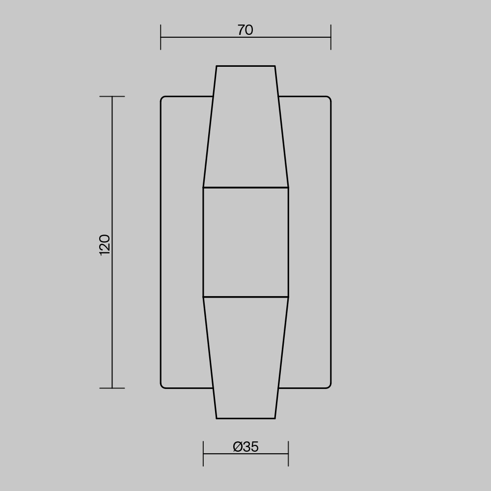 Дополнительная картинка Настенный светильник (бра) Maytoni MOD401WL-L6BS3K
