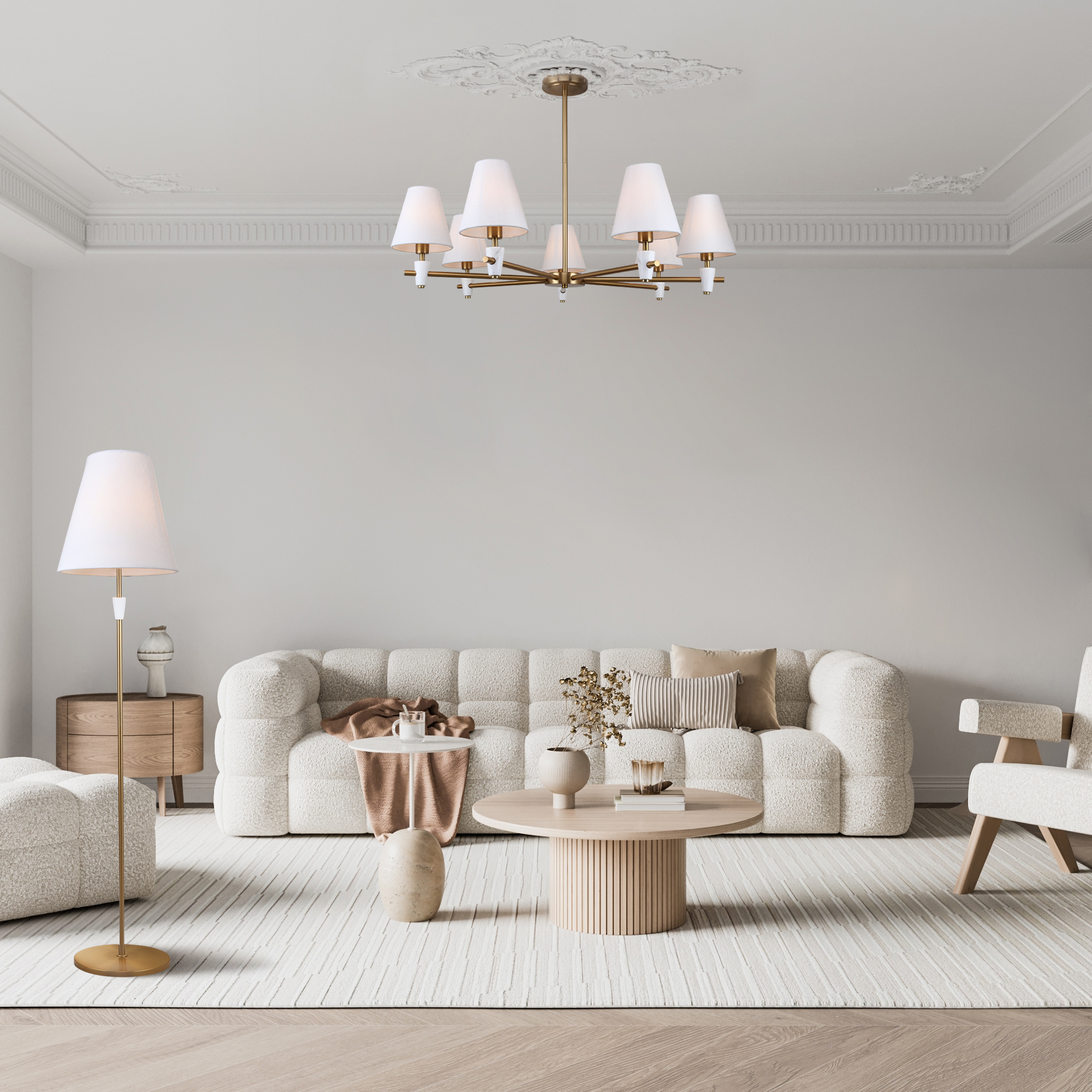 Дополнительная картинка Потолочная люстра Freya FR5371CL-05BS