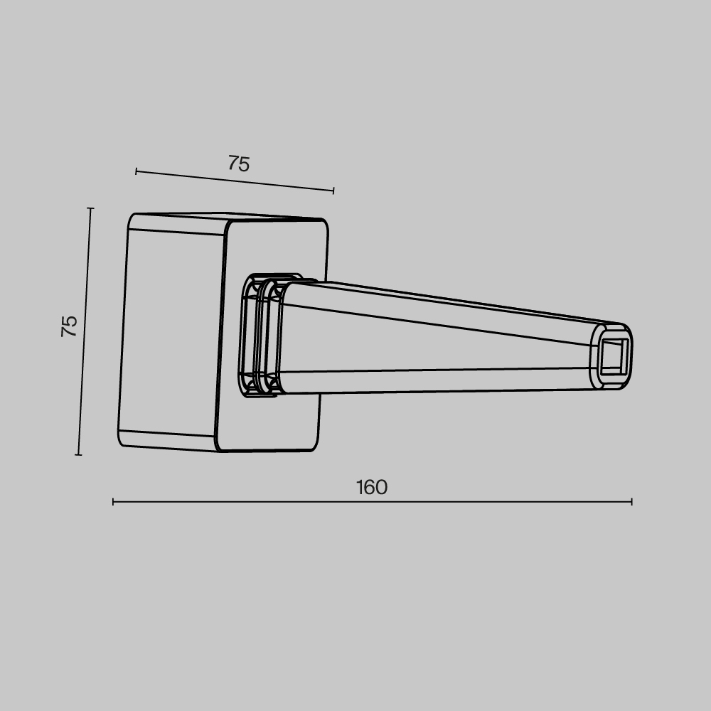 Дополнительная картинка Комплектующие для трековой системы Technical TRA160BC-B