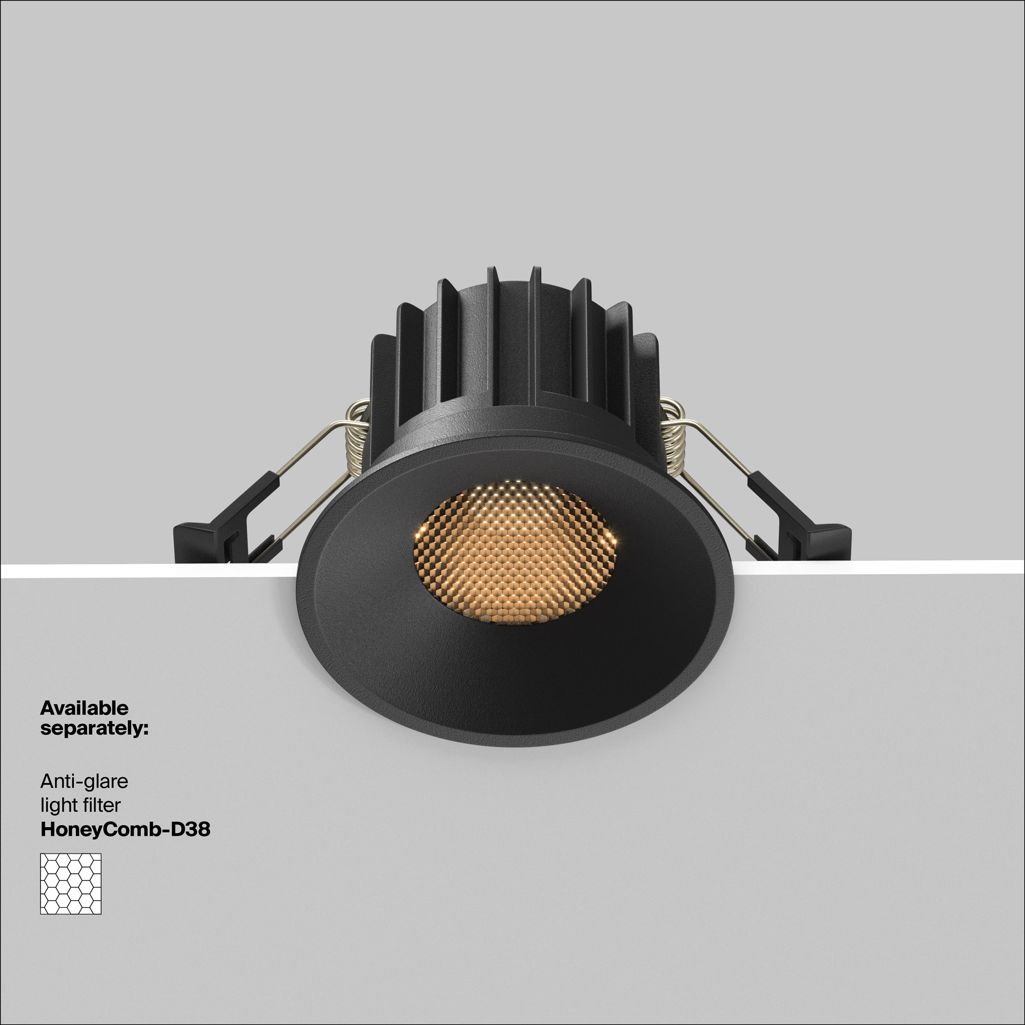 Дополнительная картинка Встраиваемый светильник Technical DL058-12W3K-B