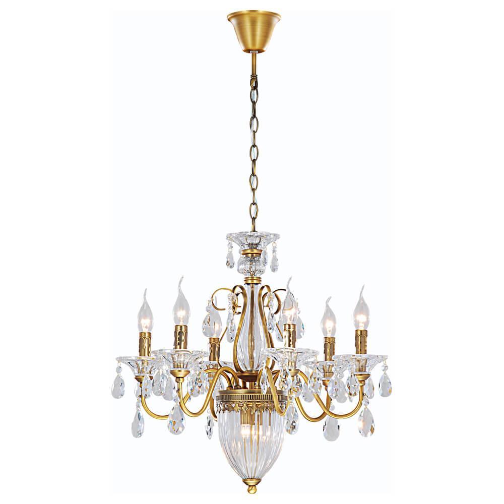 люстры подвесная люстра arte lamp schelenberg a4410lm-6-2sr, доставка по Казахстану 