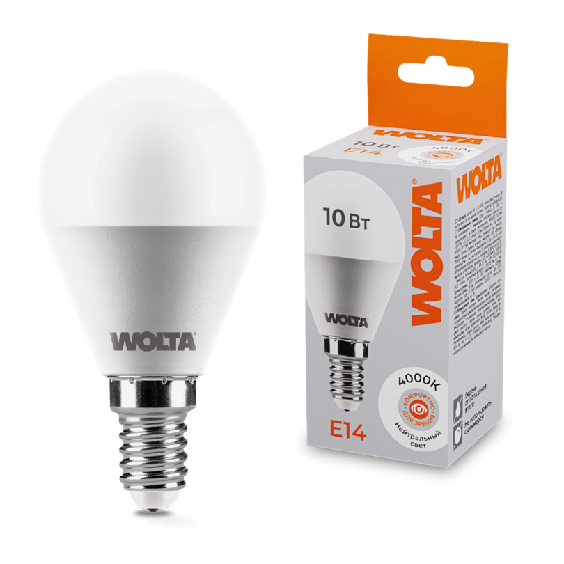 Картинка Лампа LED WOLTA 25S45GL10E14