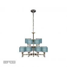 люстры подвесная люстра ilamp arcadia 85095/8+4 хром, доставка по Казахстану 