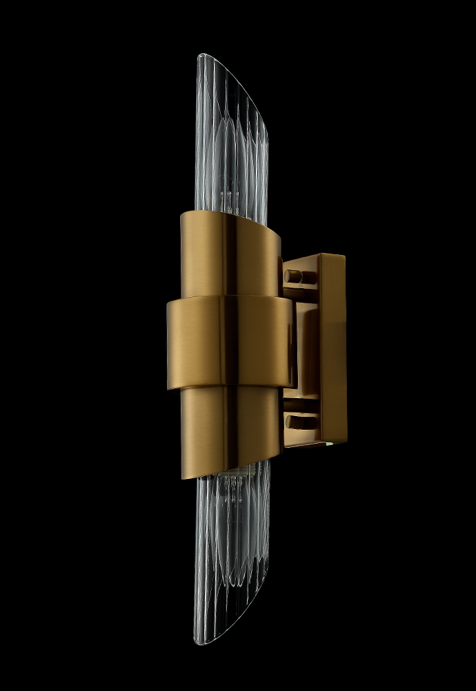 Картинка Бра Crystal Lux JUSTO AP2 BRASS Crystal Lux 2132/402