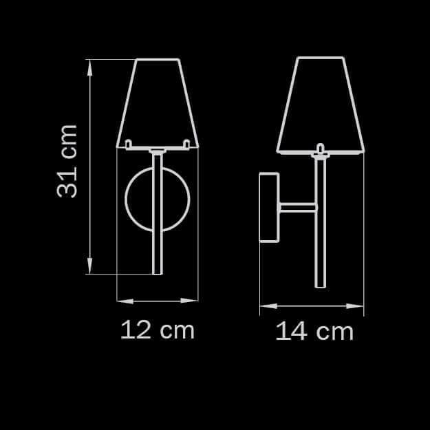 Дополнительная картинка Бра Lightstar Diafano 758614