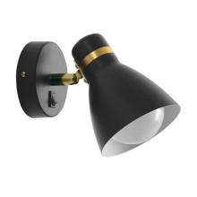 С 1 плафоном на стену Бра Arte Lamp FAFNIR A5047AP-1BK, доставка по Казахстану 