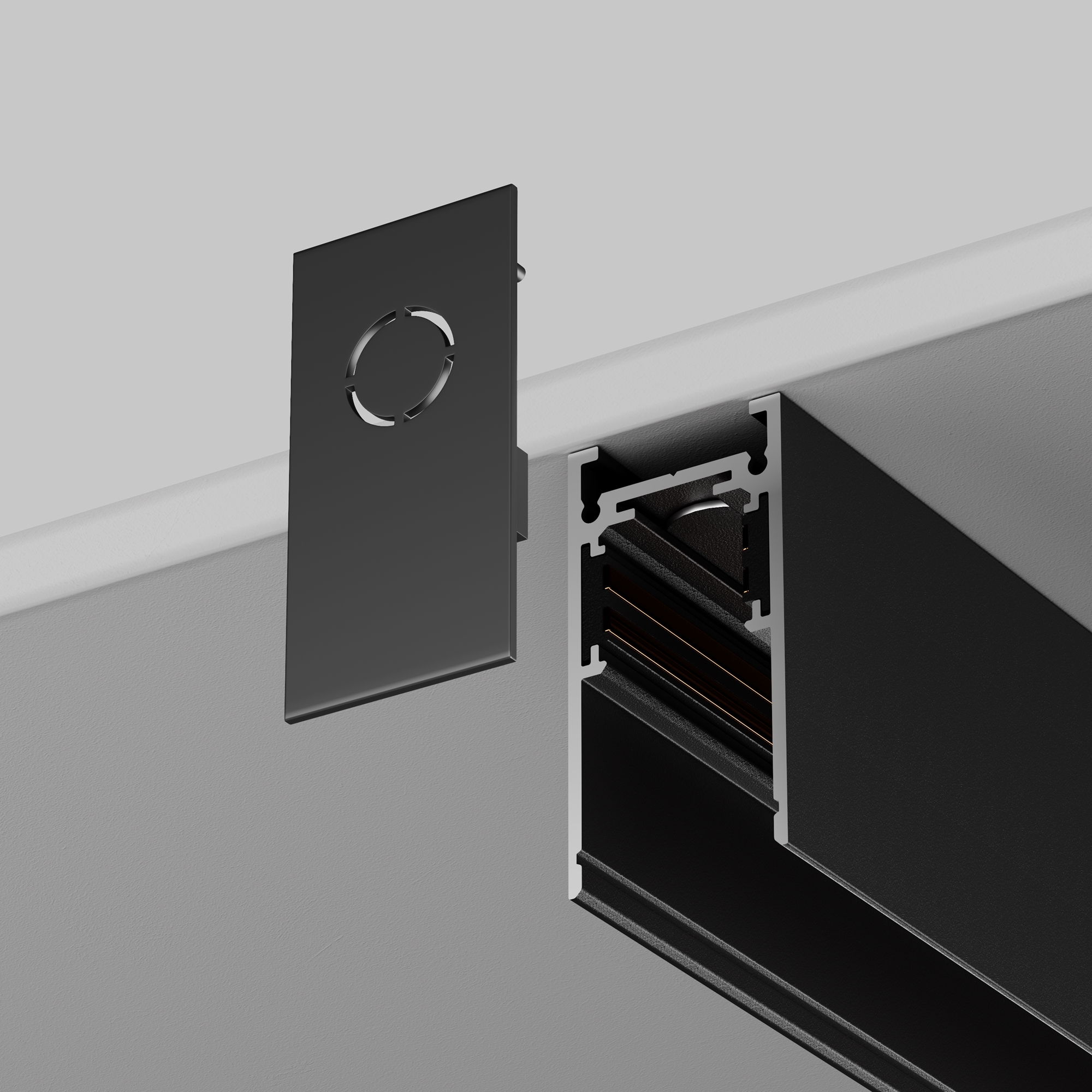 Картинка Комплектующие для накладной трековой системы Technical TRA034EC-41B