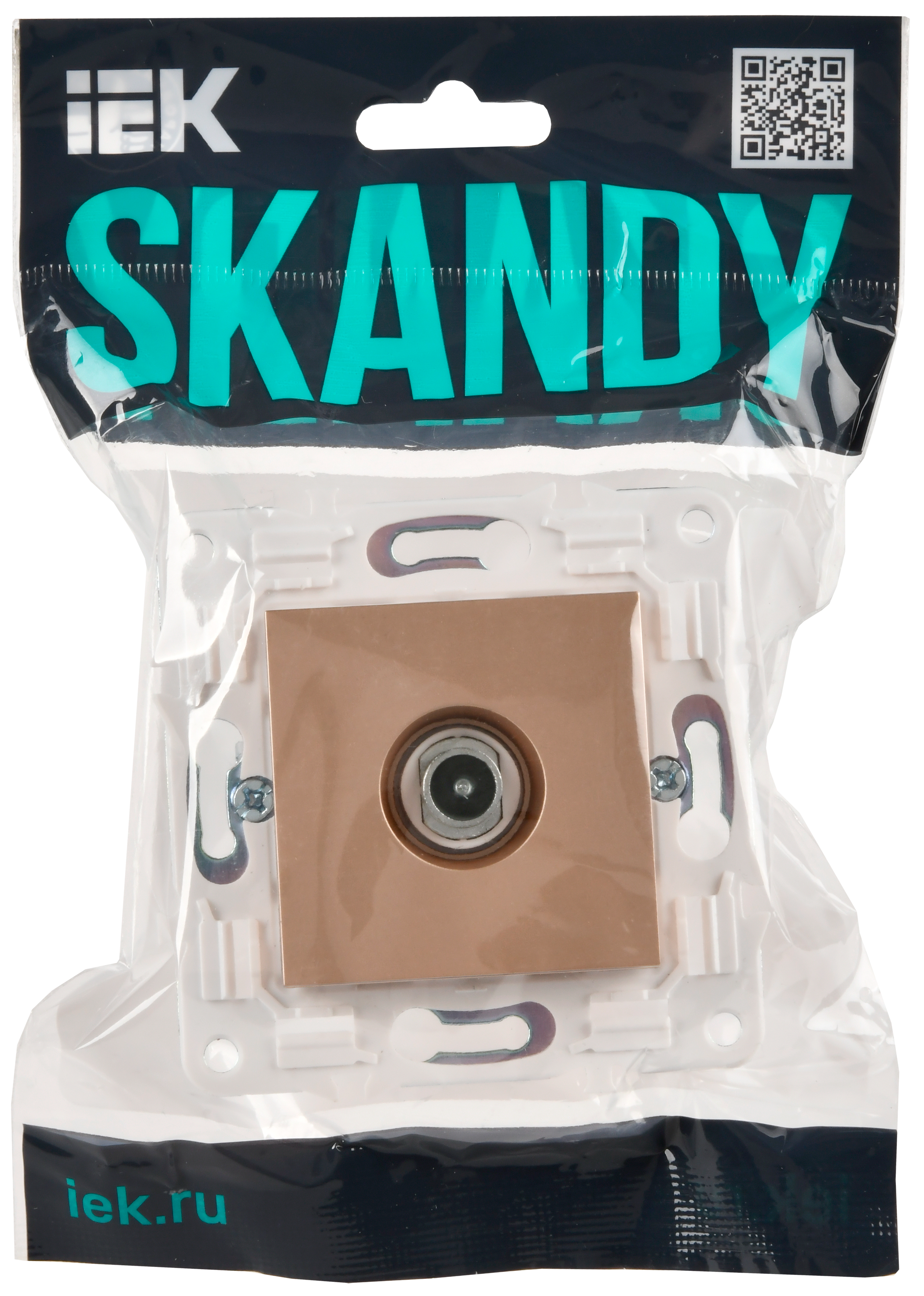 SKANDY Роз. TV проходная SK-A17Sa песоч. IEK — фото 2