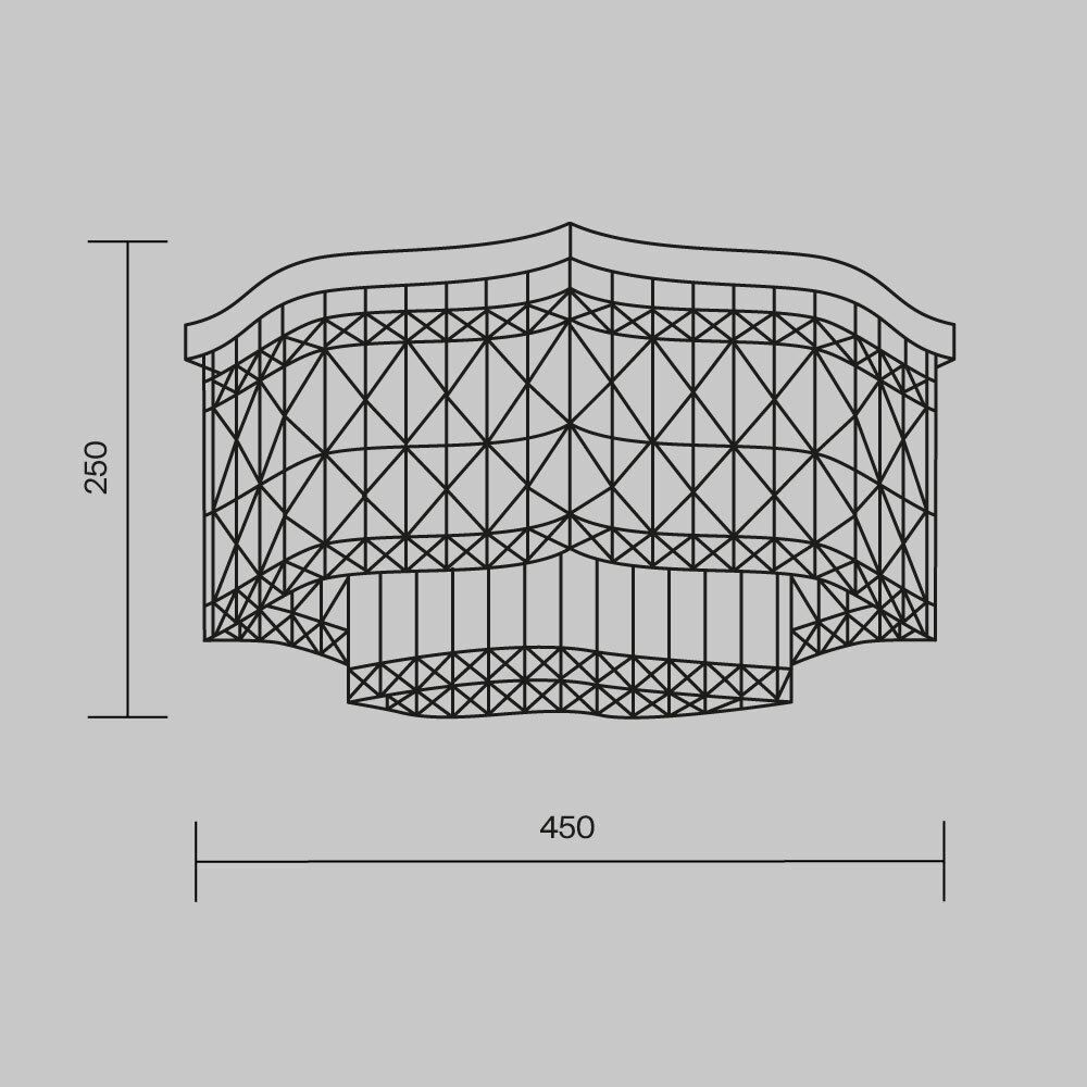 Дополнительная картинка Потолочный светильник Maytoni DIA005CL-06G