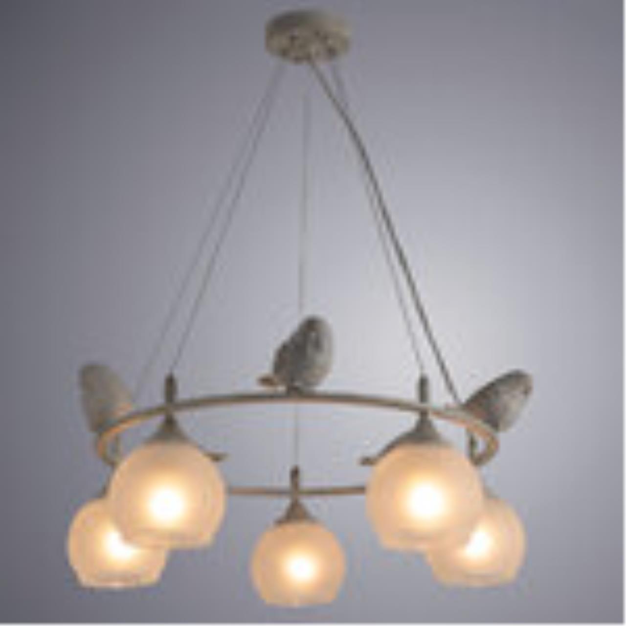 Дополнительная картинка Подвесная люстра Arte Lamp Gemelli A2150SP-5WG
