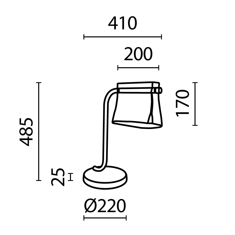 Дополнительная картинка Настольный светильник Maytoni MOD170TL-L8BS3K